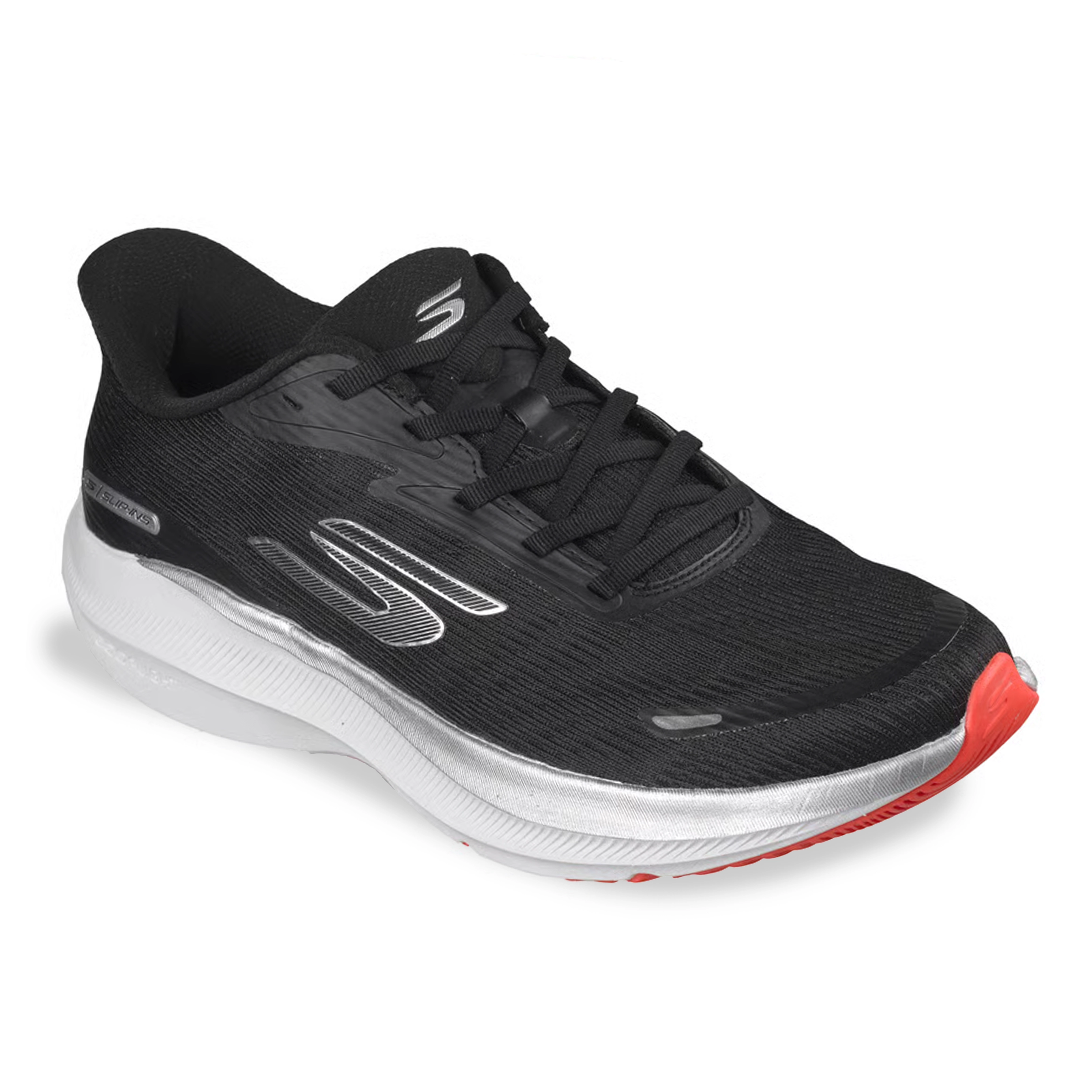 Tênis Skechers Skx Aero Pulse masculino preto vista lateral para ajuste